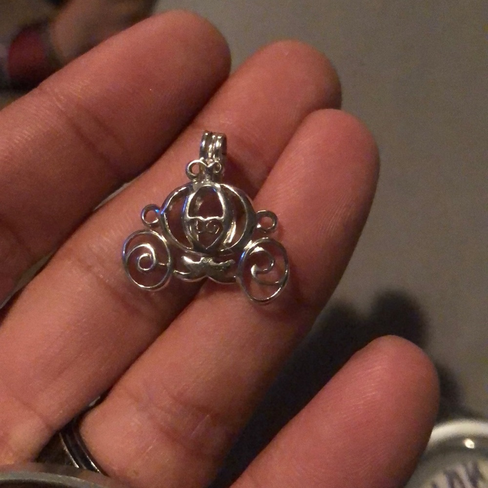 Silver pearl cage